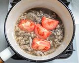 牛肉とトマトにレタスのスープ作り方4写真
