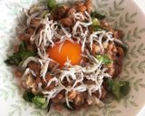 オートミール少なめ納豆卵ご飯作り方3写真
