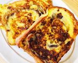 あん食パンで☆フレンチトースト作り方4写真