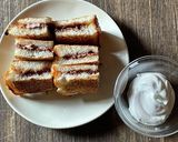 明治ストロベリーチョコレートホットサンド作り方3写真