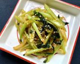 簡単副菜♪ブロッコリーの茎だけ金平作り方6写真