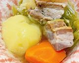塩豚(パンツェッタ)のごろごろ野菜スープ作り方9写真