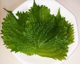 大葉チップス作り方1写真