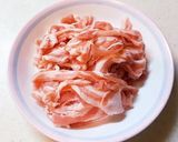 簡単!お肉しっとり冷しゃぶサラダ♪作り方1写真