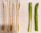 アスパラガスのちくわボート作り方1写真