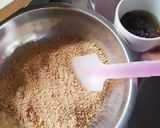 マクロビ☆3層のキャラメルチョコケーキ作り方1写真