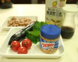 きしめんで豆乳ピーナッツだれ作り方1写真