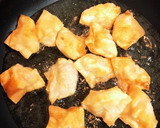 油揚げと海老の揚げワンタン作り方4写真