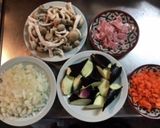 冷蔵庫にあるもので作る茄子のパスタ作り方1写真