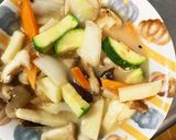 チクワ甘味噌炒め味スペイン風オムレツ風作り方15写真