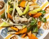 全てレンジ甘辛卵とじ丼味豚平焼き風作り方13写真