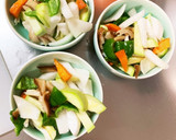 さっぱりオイ炒味豚こま大根青椒肉絲風作り方11写真