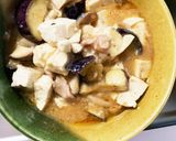 豚こま万能よだれ鶏のタレ炒味麻婆豆腐茄子作り方17写真