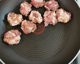 豚こまボールとなすぴーの甘酢炒め作り方4写真