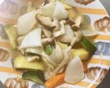 根菜酢味噌炒め味温野菜サラダ作り方14写真