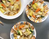 根菜酢味噌炒め味温野菜サラダ作り方16写真