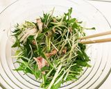 水菜とツナのサラダ作り方5写真