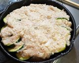 スキレットで☆鶏とズッキーニの重ね焼き作り方6写真