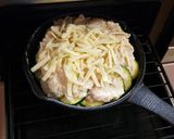 スキレットで☆鶏とズッキーニの重ね焼き作り方8写真