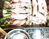 お弁当にも人気　いんげんの豚肉巻き作り方3写真