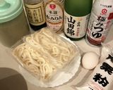 夜食の簡単卵とじうどん作り方1写真