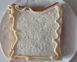 目玉焼きトースト作り方2写真