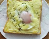 目玉焼きトースト作り方5写真