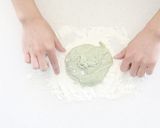かえるのヨモギまんじゅう作り方6写真