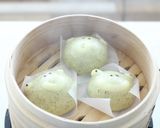 かえるのヨモギまんじゅう作り方10写真