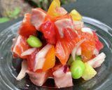 越の宝石と甘えびのポキ丼【JA福井県】作り方4写真