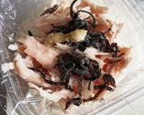 オートミール、サラダチキン丼作り方1写真