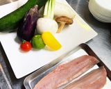ほっけ竜田と季節野菜のみぞれ餡かけごはん作り方1写真