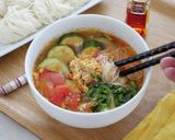 夏バテ予防!和風の酸辣湯そうめん作り方6写真