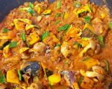 サバ缶南瓜ピーマンしめじのスパイスカレー作り方4写真