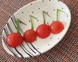 ミニトマトと青ネギで音符♪作り方33写真