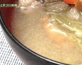 沼田町　雪中米レシピ　②豚汁作り方8写真
