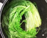 鶏胸肉と水菜の和え物作り方3写真