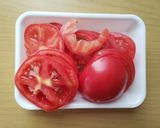 トマトと生ハムの重ね香味マリネ作り方1写真
