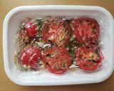 トマトと生ハムの重ね香味マリネ作り方4写真