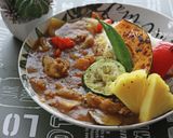 フライパンで簡単♪贅沢♥夏野菜カレー作り方13写真