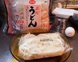 サバ納豆釜玉うどん（リュウジさんレシピ）作り方1写真