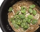 市販品使ったそら豆ご飯作り方4写真