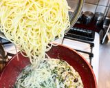 しらすと海苔のクリームパスタ作り方13写真