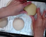 玉子２個で作る、ダブルクリームメロンパン作り方28写真