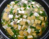 簡単！厚揚げとニラの牛豚鶏だし煮作り方4写真