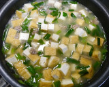 簡単！厚揚げとニラの牛豚鶏だし煮作り方4写真