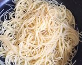 ワンパンパスタ☆塩昆布ガーリックバター作り方2写真