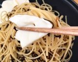 ワンパンパスタ☆塩昆布ガーリックバター作り方6写真