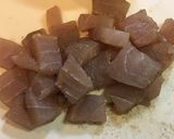 カジキマグロとブロッコリーの大葉トマト煮作り方1写真