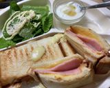 クロックムッシュ風ホットサンド作り方4写真
